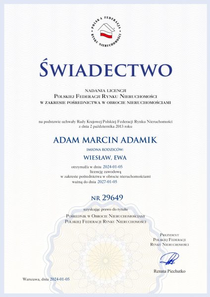 licencja-posrednika-Adam-Marcin-Adamik-29649